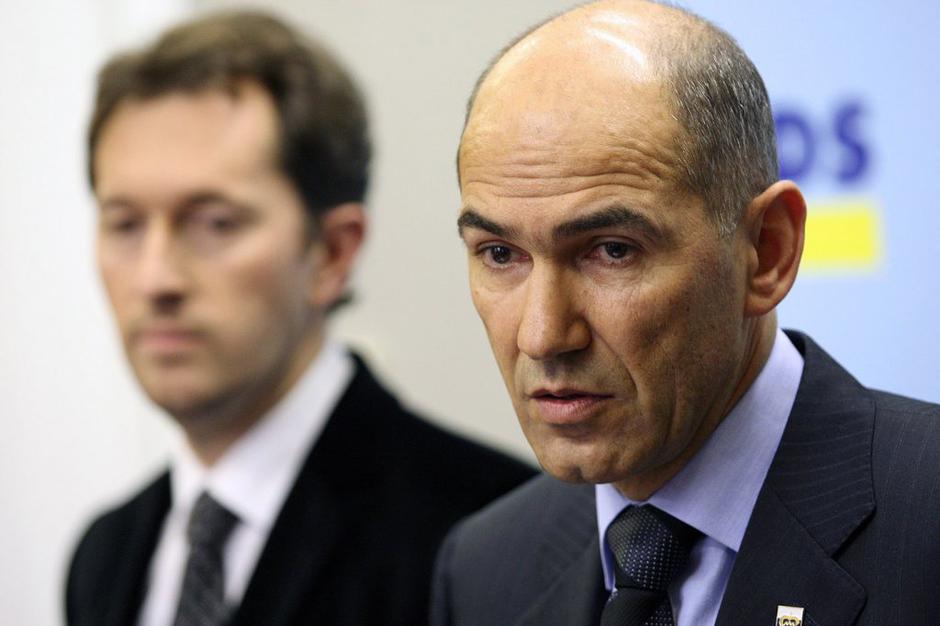 Gregor Virant in Janez Janša | Avtor: Boštjan Tacol