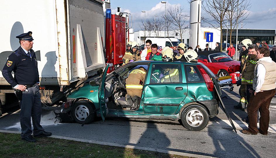 prometna nesreča celovška Ljubljana