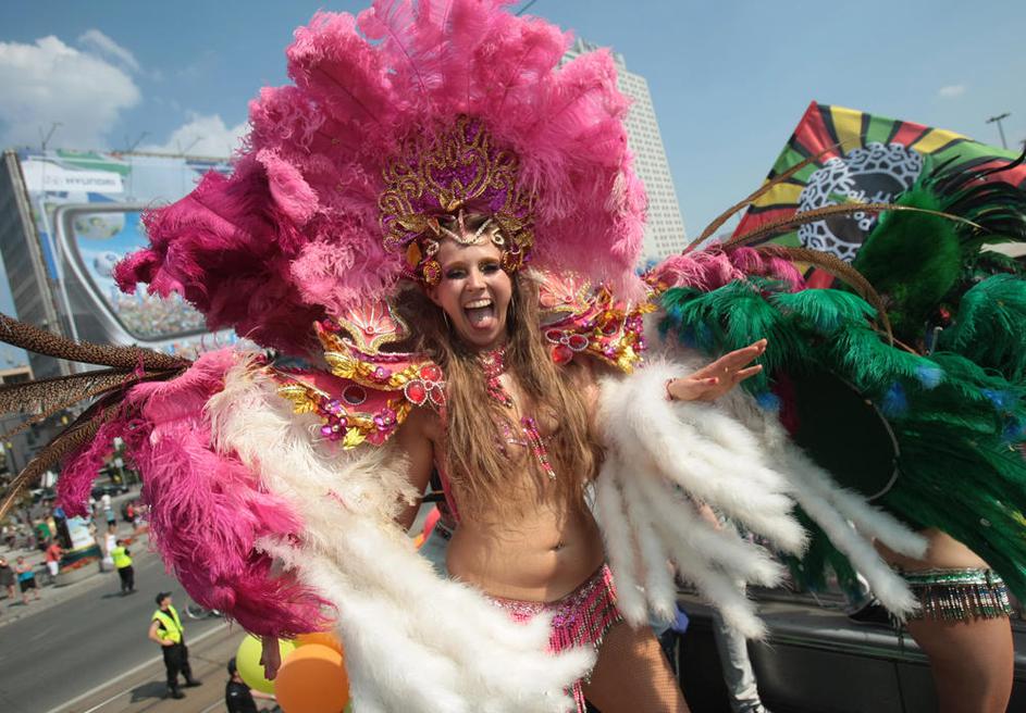 Vseevropska parada ponosa v Varšavi.