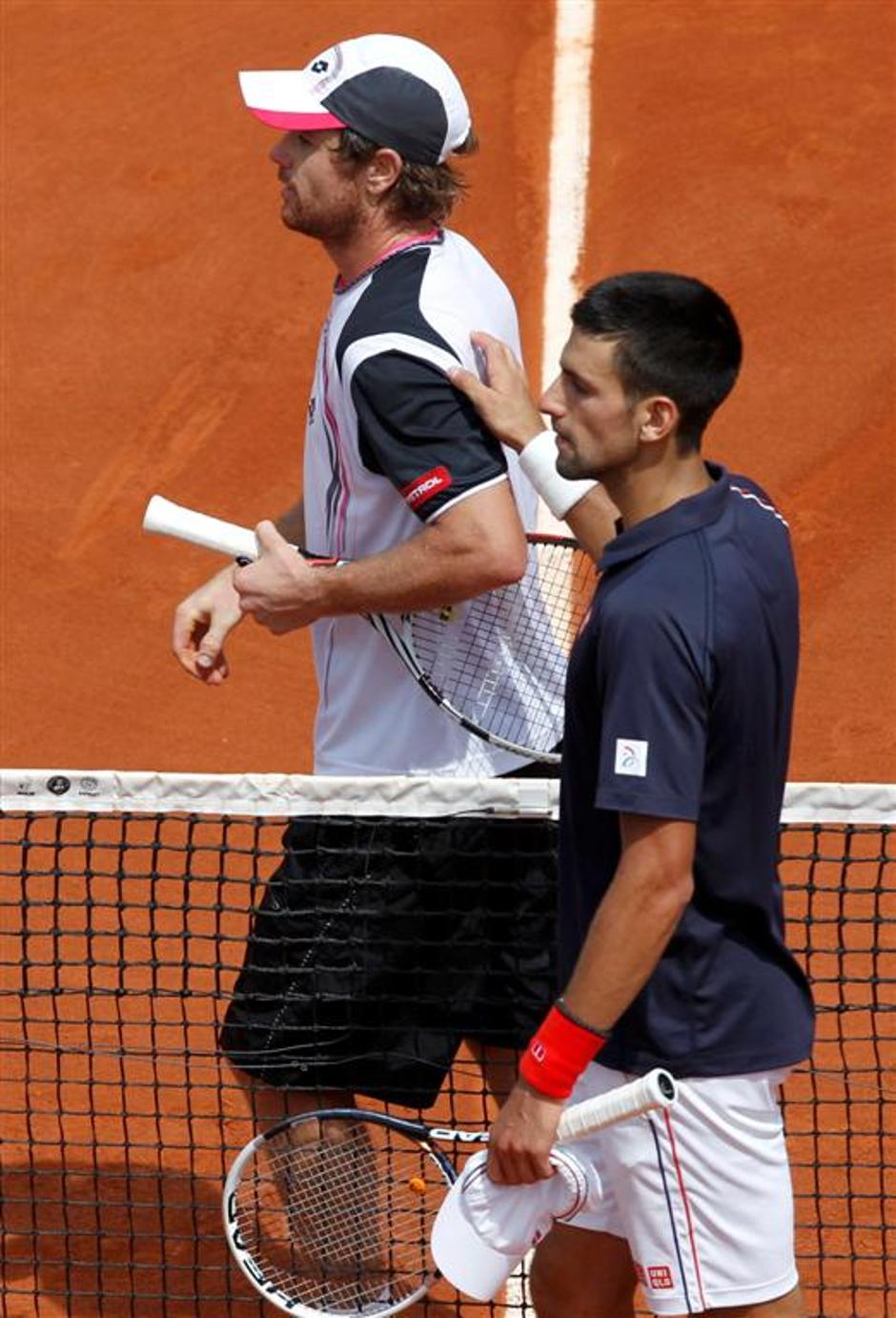 Djoković Đokovič Kavčič OP Francije Roland Garros drugi krog | Avtor: Reuters