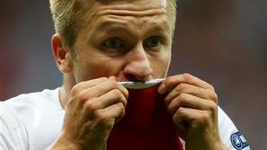Blaszczykowski poljub grb dres Poljska Rusija Euro 2012 Varšava