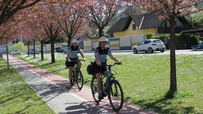 policisti kolesarji Zagorje
