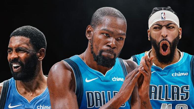 Kyrie Irving, Kevin Durant in Anthony Davis