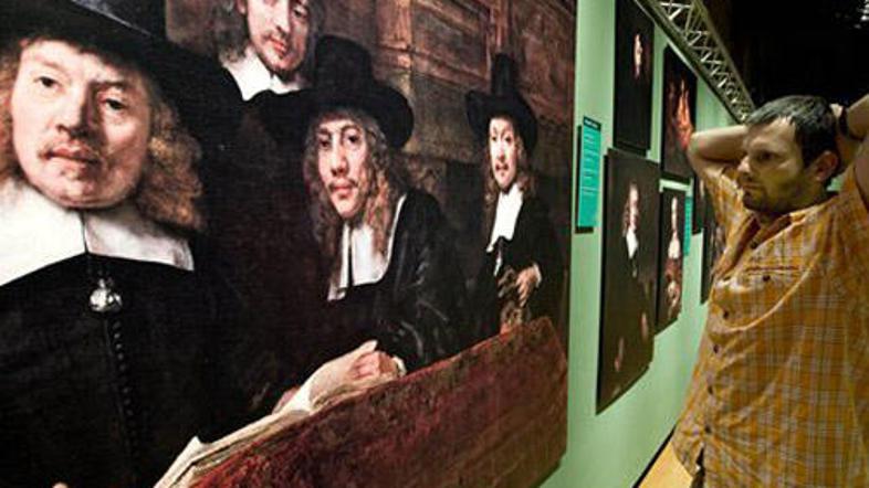 Razstava digitaliziranih  Rembrandtovih del.