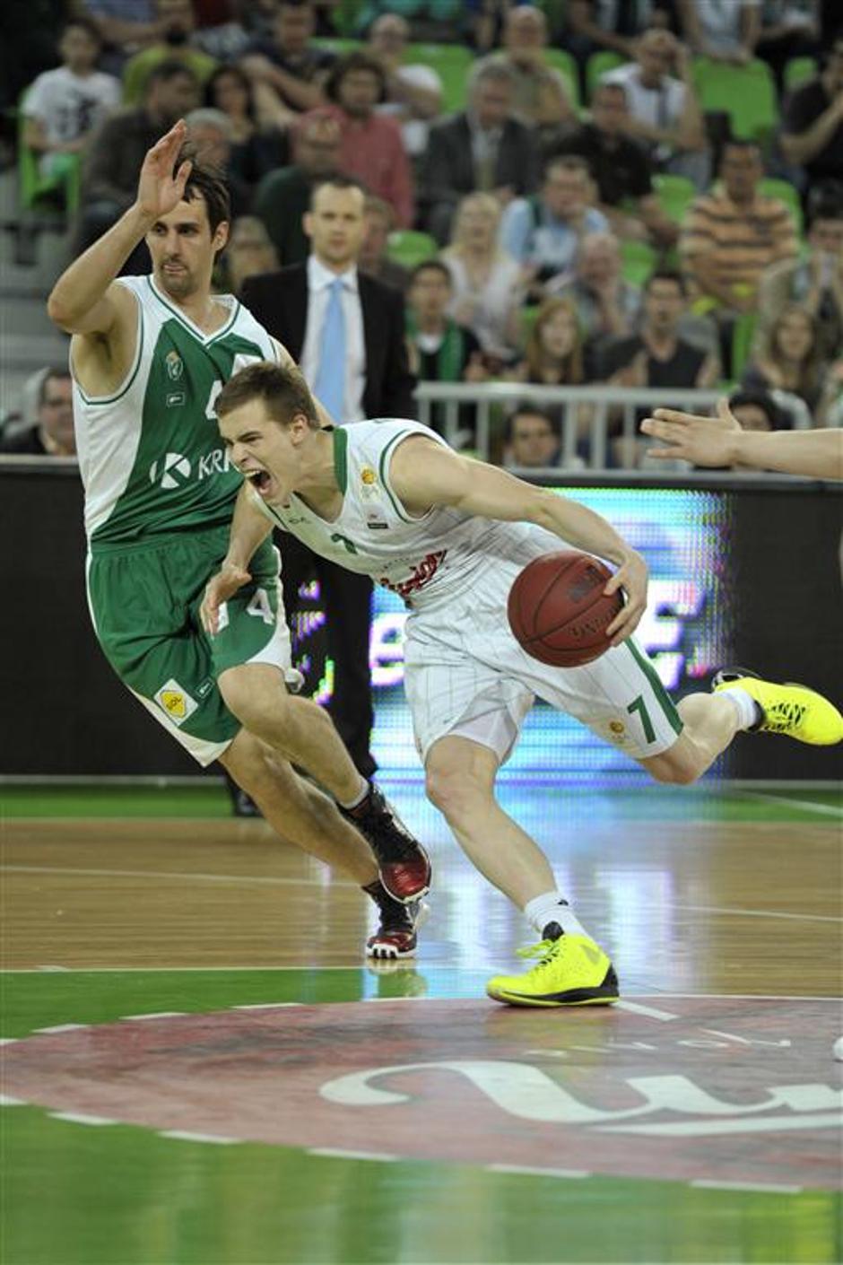 Prepelič Lorbek Union Olimpija Krka liga Telemach finale | Avtor: Anže Petkovšek