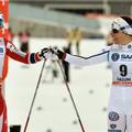 Bjorgen Bjoergen Falun Falla Norveška Švedska svetovni pokal finale sprint