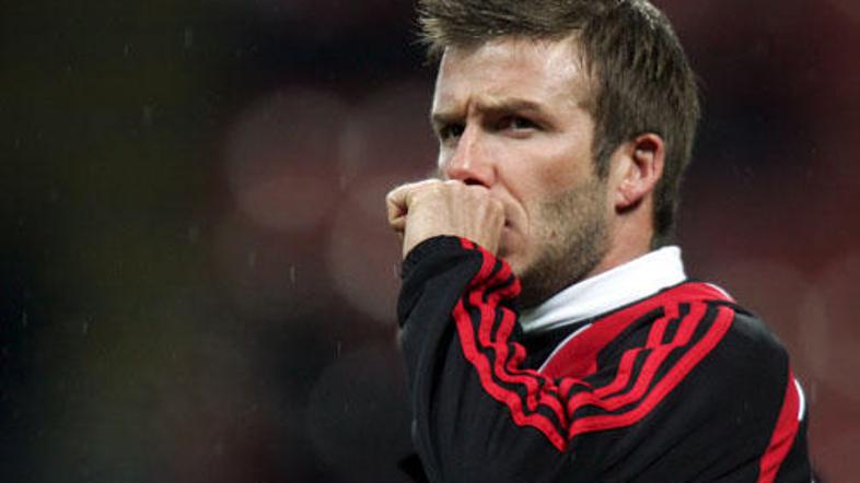 David Beckham že nestrpno čaka nedeljski derbi med Milanom in Juventusom.