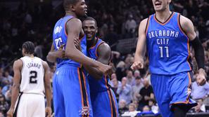 Oklahoma City Thunder Enes Kanter Kevin Durant Dion Waiters