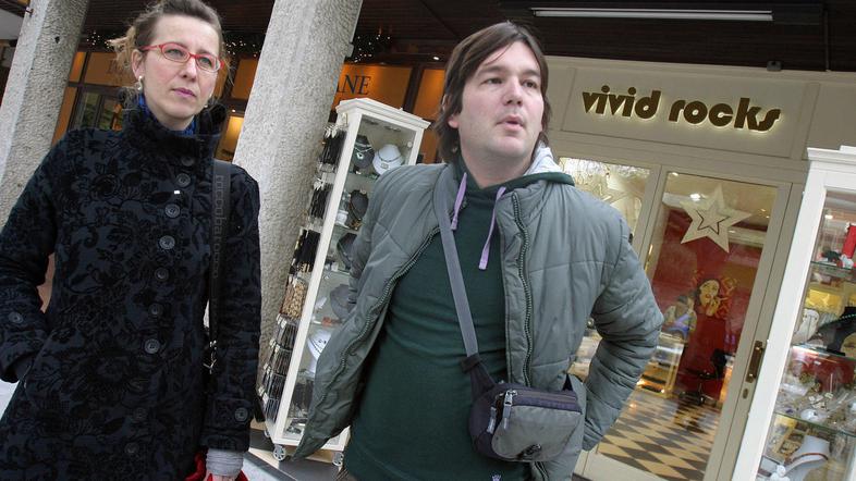 Stanka in Alen Vukelić, trgovca, ki sta pri Istrabenz Turizmu najela lokal, za p