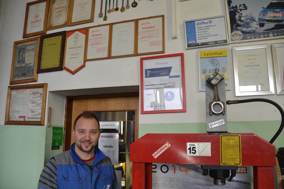 Mehanik leta 2018 Anže Soklič | Avtor: Gregor Prebil