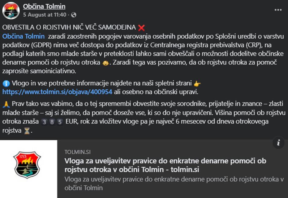 občina tolmin | Avtor: 