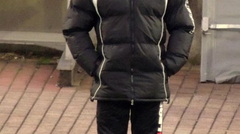 Trener NK Celje Miloš Rus na tekmi proti Gorici