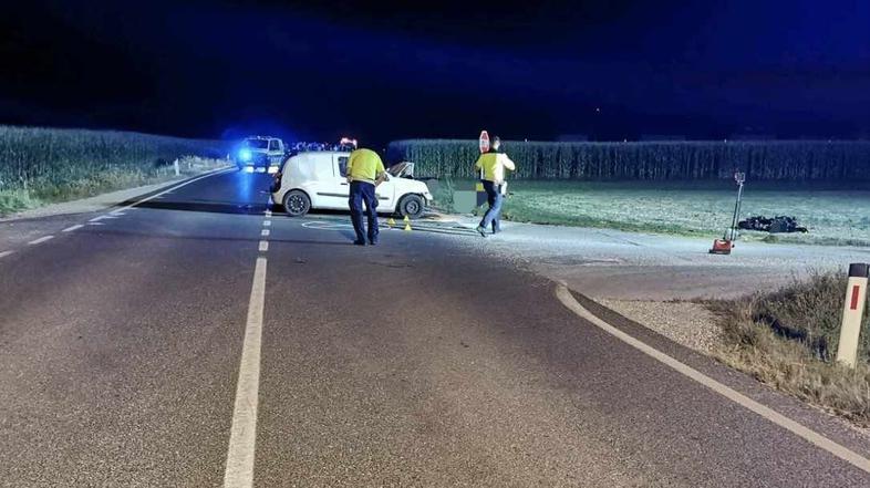 Prometna nesreča Britof