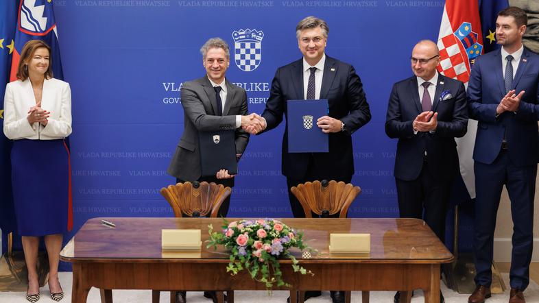 Robert Golob in Andrej Plenković