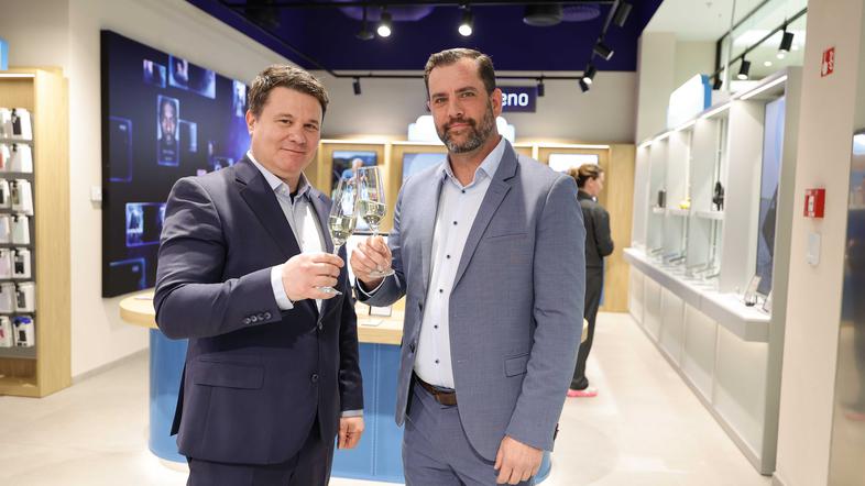 dprtje novega Telekomovega centra Citypark, otvoritev, telekom slovenije, Boštjan Košak, Rok Gorjup
