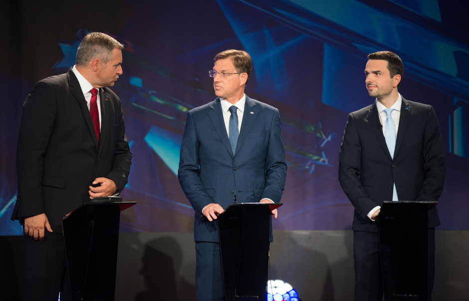 Dejan Židan, Miro Cerar in Matej Tonin | Avtor: Anže Petkovšek