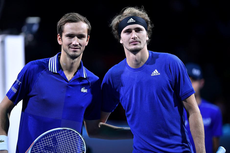 Daniil Medvedev Alexander Zverev | Avtor: Epa