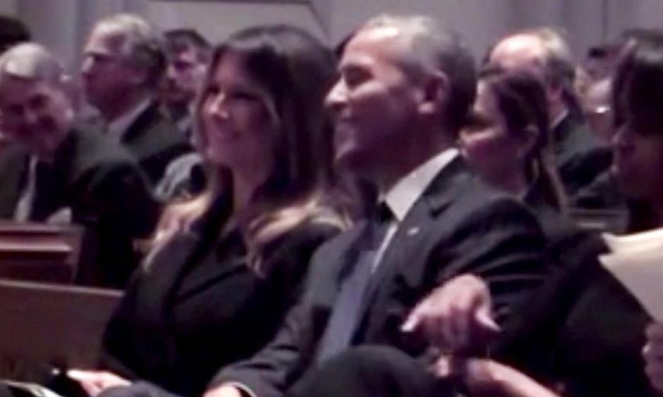 Melania in Obama | Avtor: Reševalni pas/Twitter