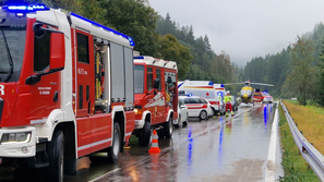 gasilci prometna nesreča