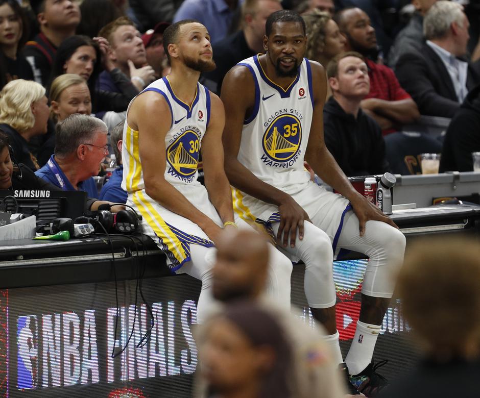 Stephen Curry, Kevin Durant | Avtor: Epa