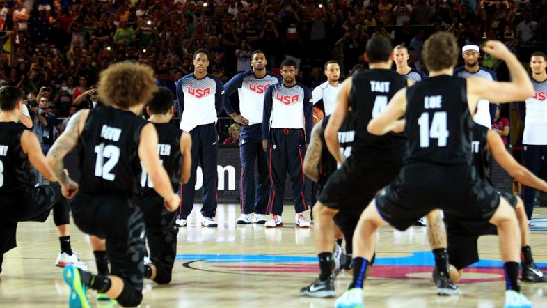 Haka Nova Zelandija ZDA Mundobasket 