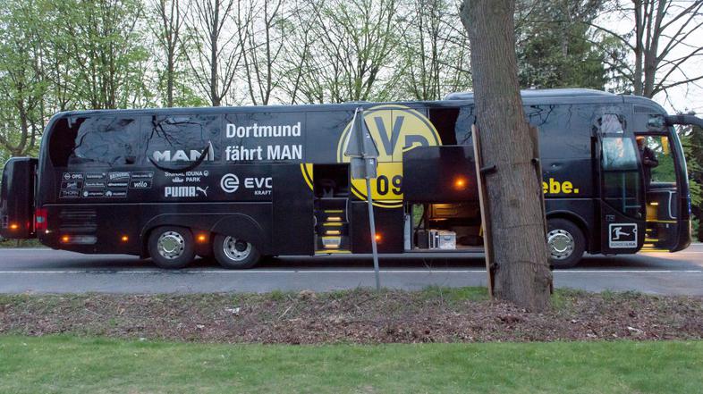avtobus eksplozija Borussia Dortmund
