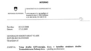 Minister za gospodarstvo Matej Lahovnik naših informacij o gradivu, ki so ga pri