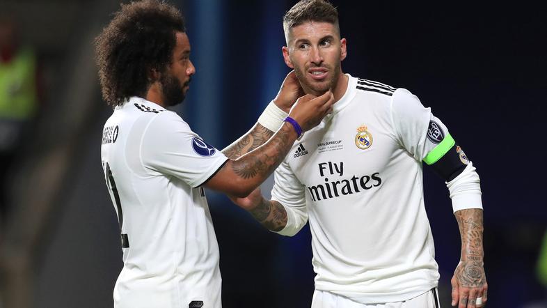 Marcelo in Sergio Ramos