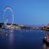 Pogled na London Eye je najlepši ponoči.