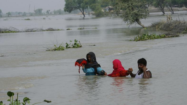 Letošnje poplave v Pakistanu so prizadele več kot 17 milijonov ljudi, pet milijo