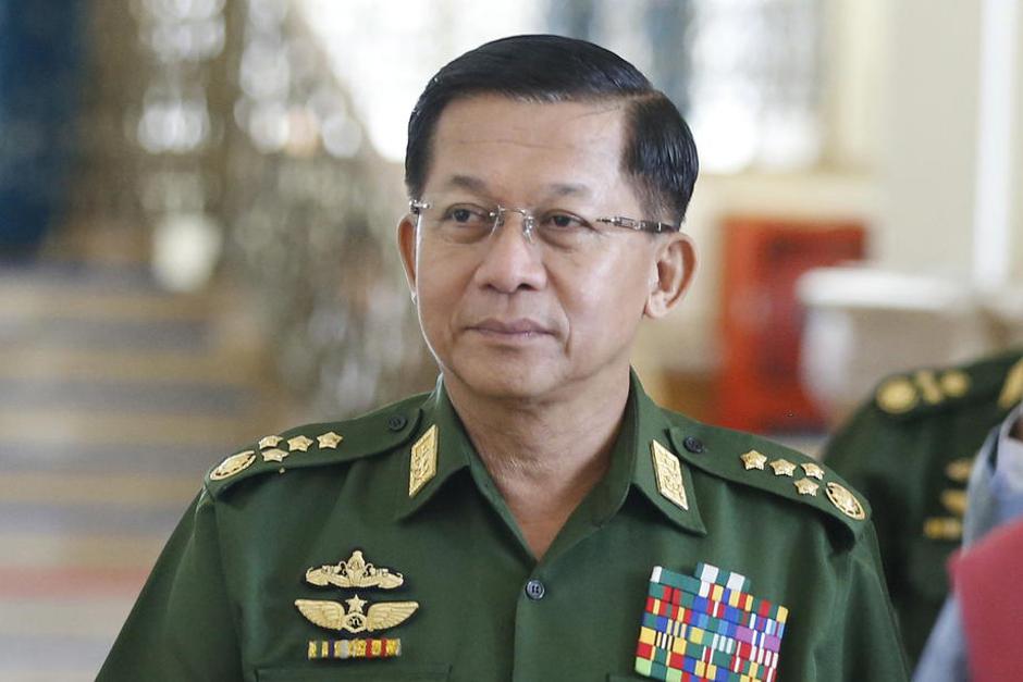 Mjanmar Min Aung Hlaing | Avtor: Epa