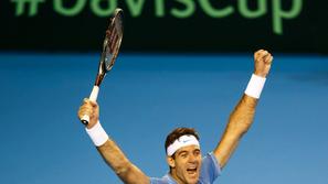 Juan Martin del Potro Davisov pokal 