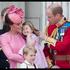 Princesa Charlotte in princ Charles na rojstnem dnevu Elizabete II.