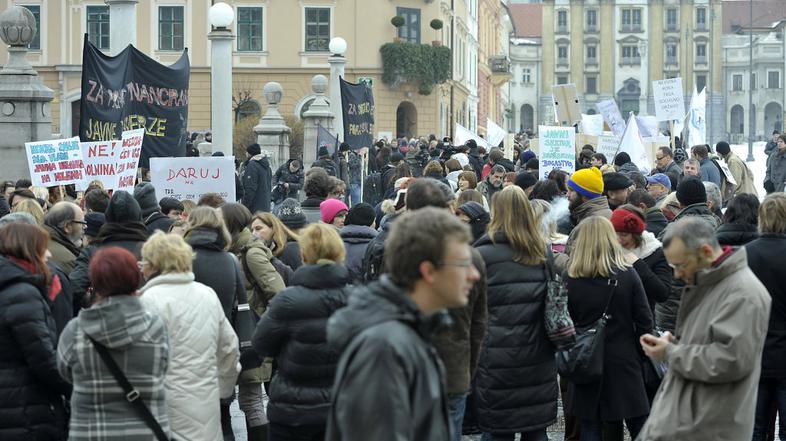 Protest Ljubljana 