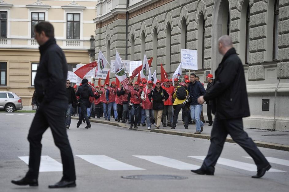 protest sindikatov