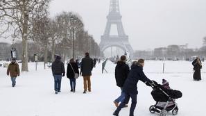 Sneg v Franciji