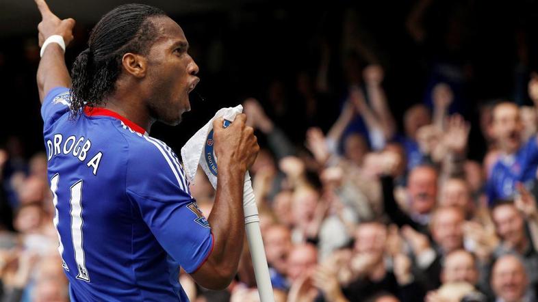 Didier Drogba je prispeval spektakularen zadetek s peto. (Foto: Reuters)