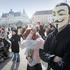 Protest proti Acti v Ljubljani.