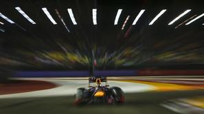 Sebastian Vettel Red Bull Singapur prosti trening