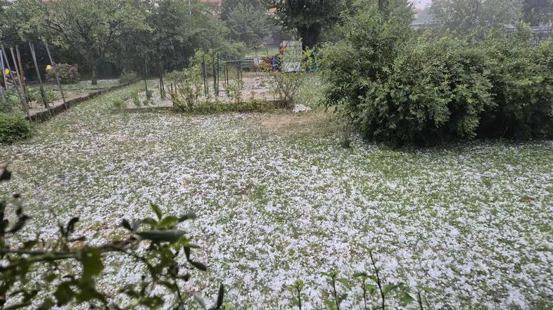 Toča v Ajdovščini