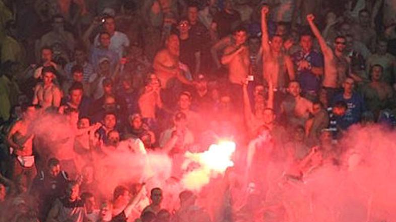 Navijači Dinama spadajo med najbolj problematične v Evropi. © Reuters