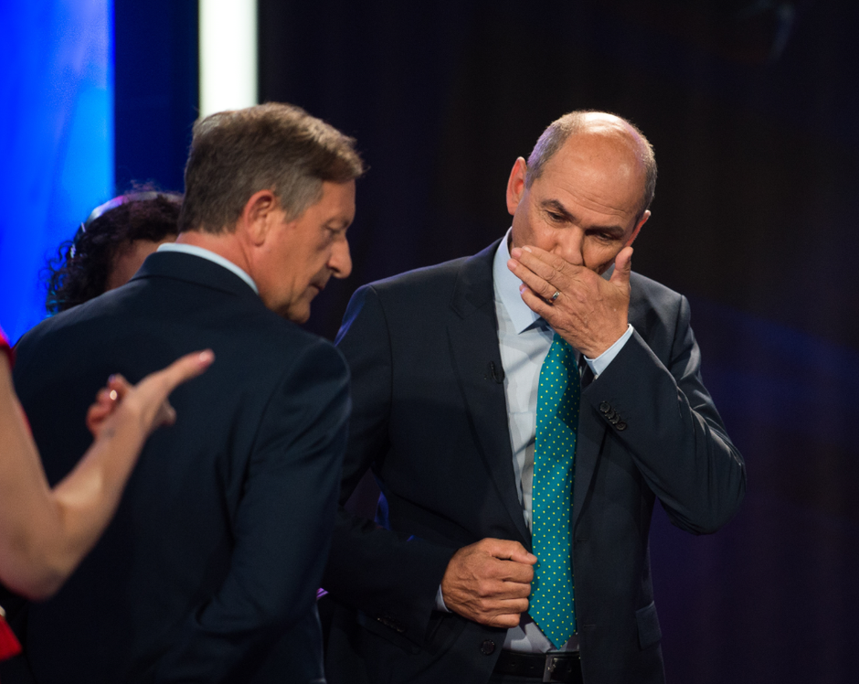 Karl Erjavec in Janez Janša | Avtor: Anže Petkovšek