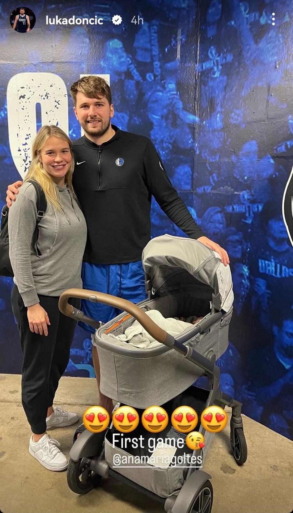 Družinica Dončić | Avtor: Instagram/Luka Dončić