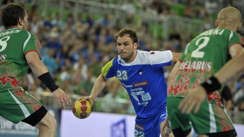 Zorman Slovenija Belorusija rokomet Stožice
