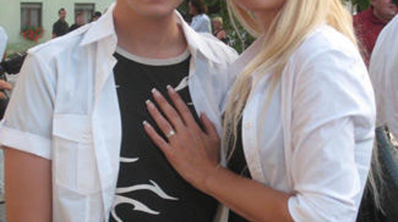 Damjan Murko in njegova žena Maja.