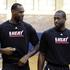LeBron James in Dwyane Wade