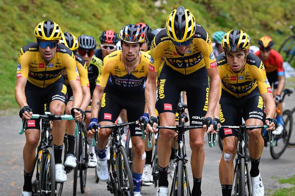 Wout Van Aert in Primož Roglič | Avtor: Profimedia