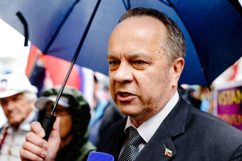 sojenje Janez Janša, Branko Grims | Avtor: Saša Despot