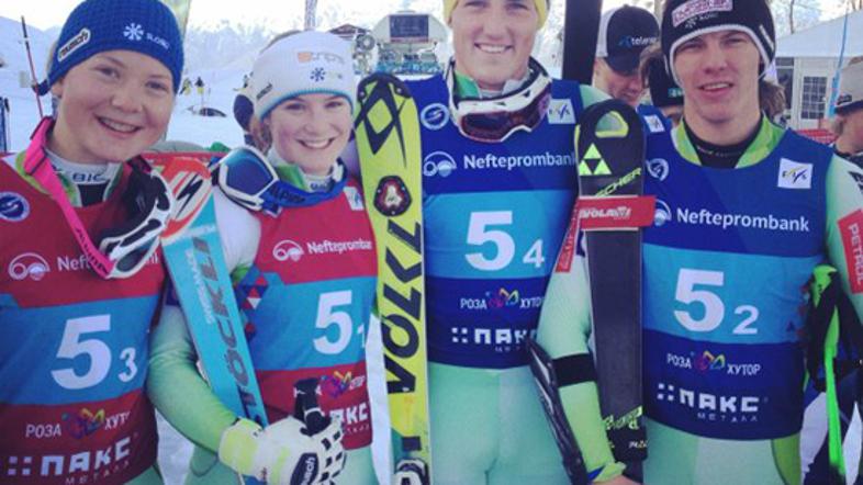 MSP, Slovenija ekipno, Meta Hrovat, Saša Brezovnik, Štefan Hadalin in Aljaž Dvor