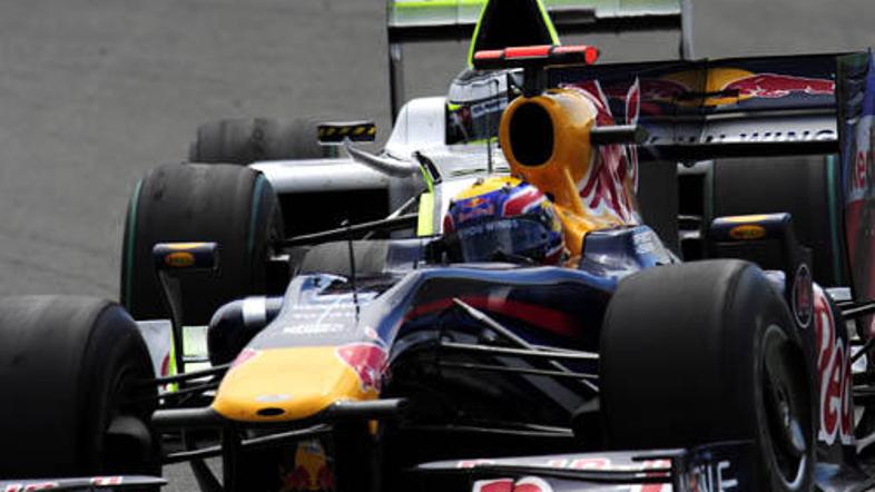 Mark Webber je vse bliže Jensonu Buttonu. Če bo šlo tako naprej, ga bo kmalu uje